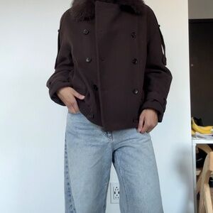 Zara wool blend coat ZW Collection